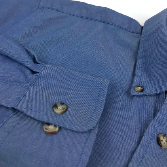 Charles Tyrwhitt Weekend Non Iron Dress Shirt Sz L - Picture 4 of 8